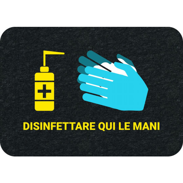 PIG® Grippy® Safety Message Floor Mat per l’igiene