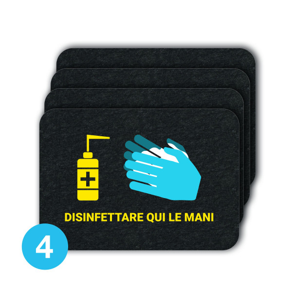 PIG® Grippy® Safety Message Floor Mat per l’igiene2