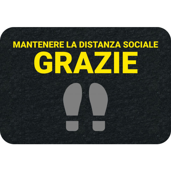 PIG® Grippy® Safety Message Floor Mat