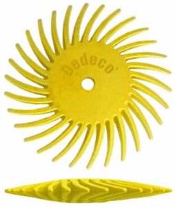 Dedeco Sunburst knife-edge discs