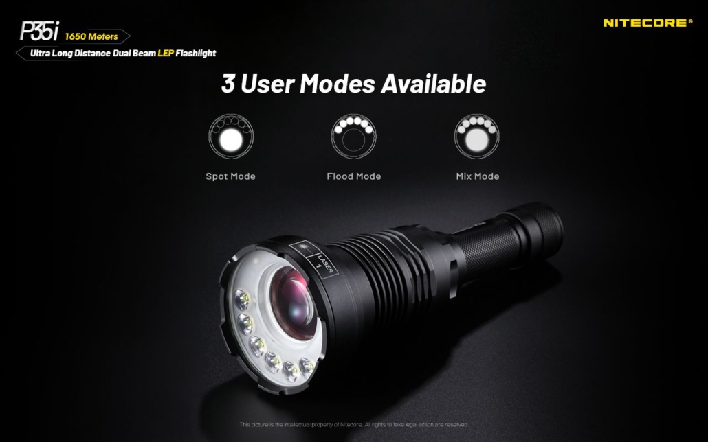 Nitecore P35i 3 models