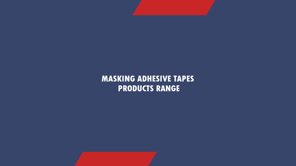 masking adhesive product range