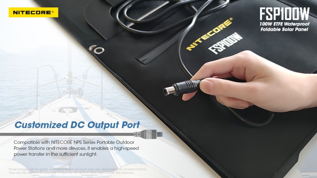 Nitecore - FSP100W - Pannello Solare dc